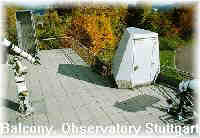 Balcony, Public Observatory Stuttgart, Uhlandshöhe.